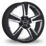 22 Inch Radius R15 Black Alloy Wheels