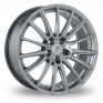 16 Inch Fondmetal 7800 Silver Alloy Wheels