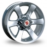 16 Inch Wolfrace Astral Silver Alloy Wheels