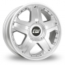 18 Inch Borbet CWB Silver Alloy Wheels