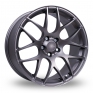 20 Inch Fox Racing MS007 Grey Alloy Wheels