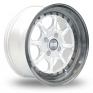 15 Inch 3SDM 0 03 White Polished Alloy Wheels