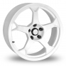 16 Inch Team Dynamics Pro Race 2 White Alloy Wheels