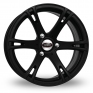 6x16 (Front) & 7.5x16 (Rear) Team Dynamics Smartie Black Alloy Wheels