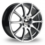 19 Inch Ace C052 Hyper Black Alloy Wheels