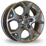 16 Inch Original Vauxhall Astra Snowflake Hyper Silver Alloy Wheels