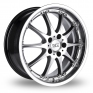 19 Inch Ace 157 Silver Polished Alloy Wheels