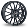 18 Inch Autec Veron Matt Black Alloy Wheels