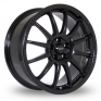 13 Inch Team Dynamics Pro Race 1 2 Black Alloy Wheels