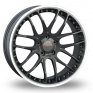 19 Inch Breyton Race GTP 5x120  Gun Metal Polished Alloy Wheels