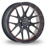 18 Inch Breyton Race GTS R Black Red Alloy Wheels