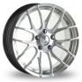 18 Inch Breyton Race GTS 5x120  Hyper Silver Alloy Wheels