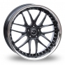 22 Inch Breyton Race GTR Black Alloy Wheels