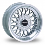 15 Inch Ronal LS Silver Polished Alloy Wheels