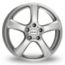 14 Inch Enzo B Silver Alloy Wheels