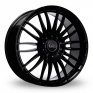 20 Inch Borbet CW3 Black Alloy Wheels