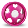 15 Inch Tansy Love White Pink Alloy Wheels