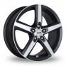 15 Inch Tekno RX2 Black Polished Alloy Wheels