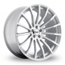 18 Inch TSW Mallory Silver Alloy Wheels