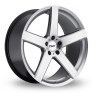 17 Inch TSW Rivage Hyper Silver Alloy Wheels