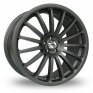 17 Inch BK Racing 984 Anthracite Alloy Wheels