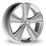 20 Inch Xtreme X90 Silver Alloy Wheels