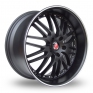 18 Inch Axe Ex 1ne Matt Black Alloy Wheels