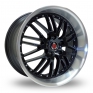 18 Inch Axe Ex 1ne Black Alloy Wheels