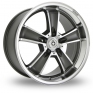 18 Inch Konig Beyond Graphite Polished Alloy Wheels