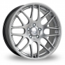 18 Inch Riva DTM Hyper Silver Alloy Wheels