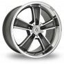 20 Inch Konig Beyond Graphite Polished Alloy Wheels