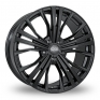 19 Inch OZ Racing Cortina Black Alloy Wheels