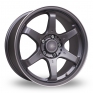 15 Inch Fox Racing MS006 Grey Alloy Wheels