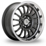 16 Inch Konig Retrack Graphite Alloy Wheels