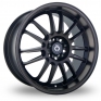 17 Inch Konig Runaway Black Alloy Wheels