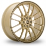 15 Inch Konig Twilite Gold Black Alloy Wheels