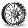 20 Inch BBS RN Hyper Black Alloy Wheels