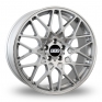 20 Inch BBS RX-R Silver Alloy Wheels