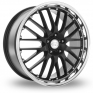 17 Inch Privat Netz Black Polished Alloy Wheels