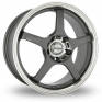 16 Inch Maxxim Ahead Graphite Polished Alloy Wheels