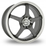 17 Inch Maxxim Ahead Graphite Polished Alloy Wheels