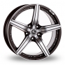 18 Inch AC Wheels Ultima Black Polished Alloy Wheels