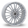 18 Inch AC Wheels Xela Silver Alloy Wheels