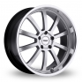 19 Inch TSW Willow Hyper Silver Alloy Wheels