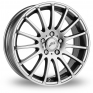 15 Inch AEZ Xylo Hyper Silver Alloy Wheels