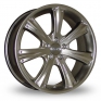 17 Inch Ace C031 Hyper Black Alloy Wheels