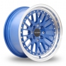 15 Inch Dare DCC Blue Alloy Wheels