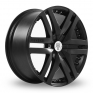 22 Inch Revere WC3 Matt Black Alloy Wheels