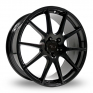 19 Inch Revo Wheels RV019 Gloss Black Alloy Wheels