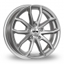 16 Inch Tekno RX10 Silver Alloy Wheels